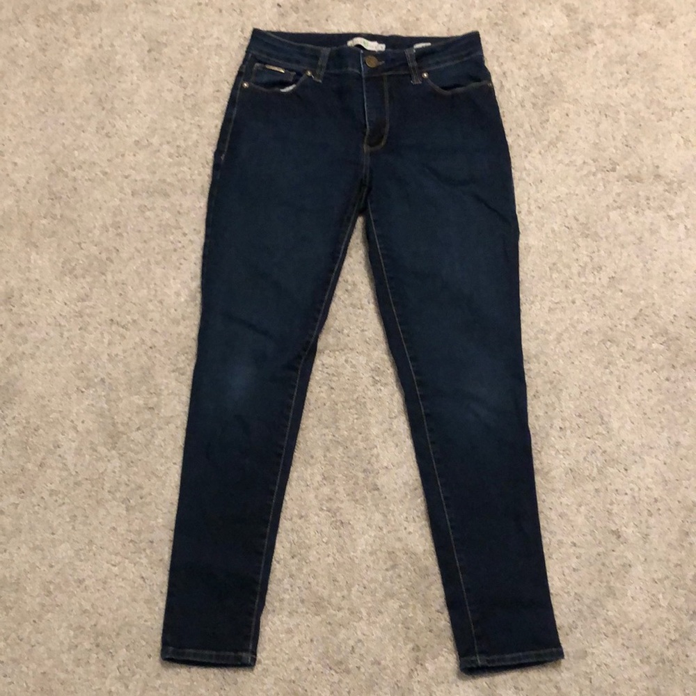 Beija Flor- Audrey Slimming Ankle Dark Blue Skinny Jeans